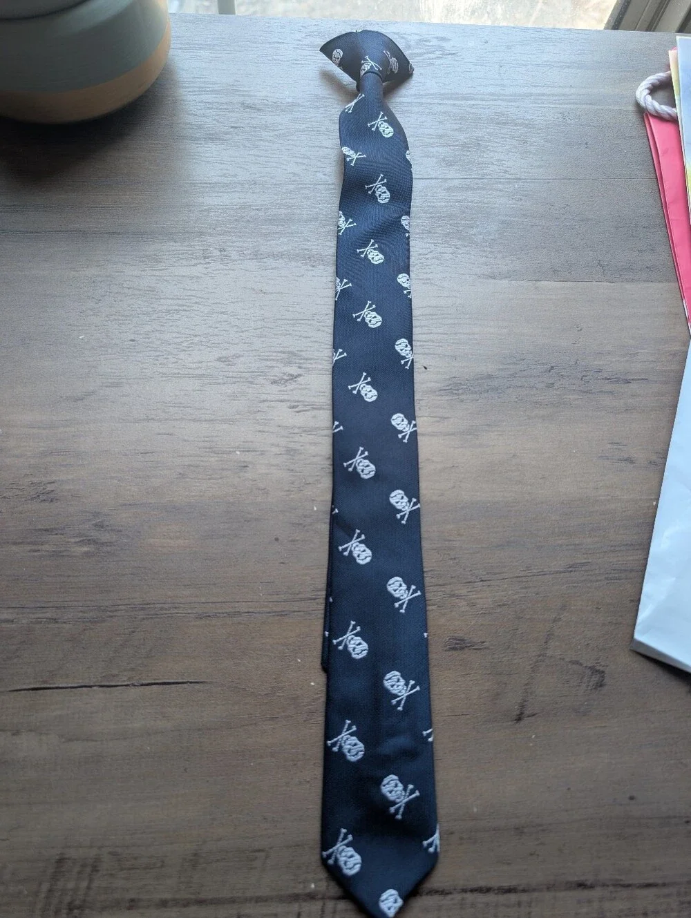 Skull And Crossbones Boys Tie